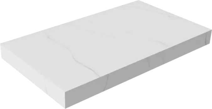 Столешница в ванную под раковину Armadi Art Flat Calacatta 80