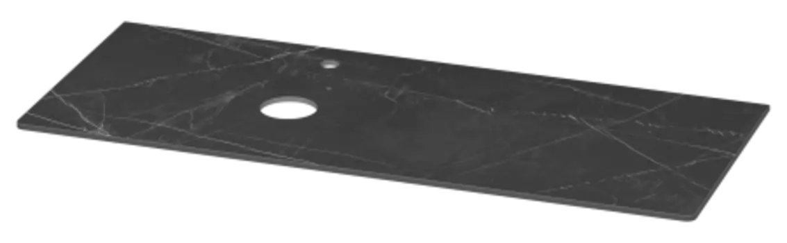 Столешница Misty Роял 120 черная матовая