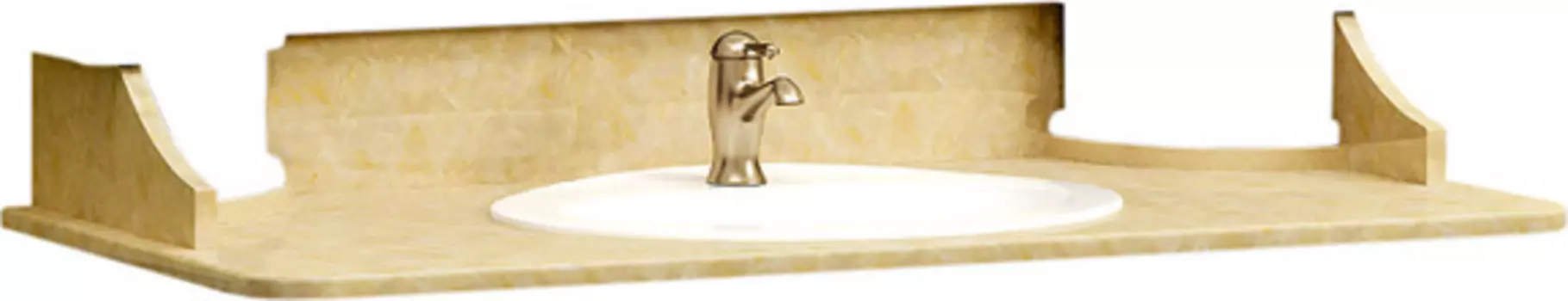 Столешница Opadiris Лучия 120 cильвио-oро