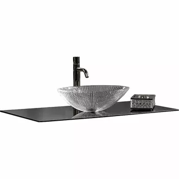 Столешница в ванную под раковину Armadi Art Monaco 101 черная