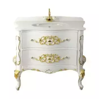 Столешница под раковину Migliore Virginia 107 белая