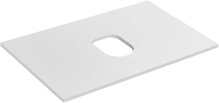 Столешница в ванную под раковину AQUATON Либерти 75 белый глянец