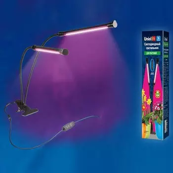 Светильник для растений Uniel ULT-P33-15W/SPSB/TM IP40 Black UL-00004735