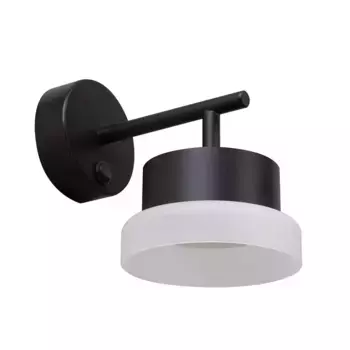 Светильник настенный Feron HL4600 OPAL 12W, 230V, GX53, черный