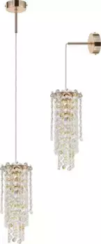 Светильник подвесной-настенный Stilfort 2187/03/01P серия Rain of Crystal
