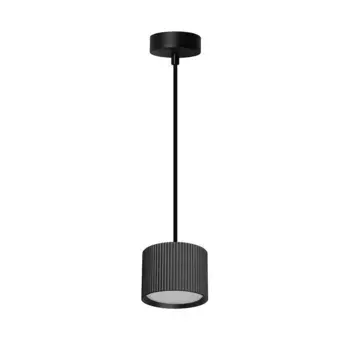 Светильник потолочный Feron Barrel HL4588 ARIA levitation 12W, 230V, GX53, черный, на подвесе 1,7 м