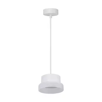 Светильник потолочный Feron Barrel HL4608 OPAL levitation 12W, 230V, GX53, белый, на подвесе 1,7 м