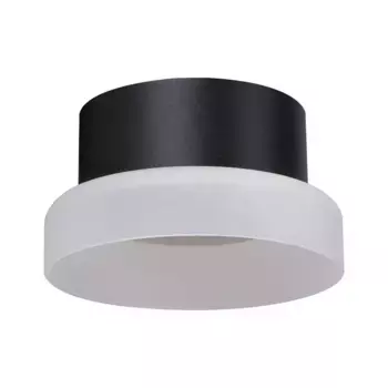 Светильник потолочный Feron HL460 Barrel OPAL 12W, 230V, GX53, черный