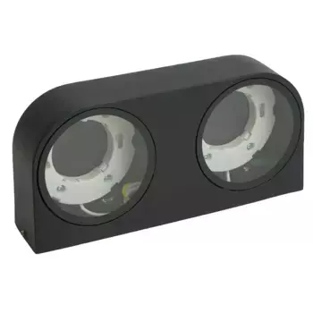 Светильник садово-парковый Feron DH1203,на стену, GX53 230V, черный 51328