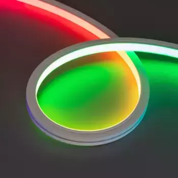 Светодиодная герметичная лента Arlight SPI-WAVE-TOP-G200-18x15mm 24V RGB PX2 (26 W/m, IP54, 5m, wire x1) 052418