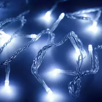 Светодиодная гирлянда Ardecoled нить 230V белый ARD-String-Home-5000-Clear-50Led-Flash White 025752