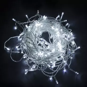 Светодиодная гирлянда Feron Бахрома 230V 5000K холодный белый без мерцания CL22 32344