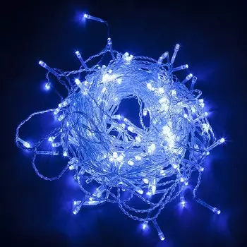 Светодиодная гирлянда Feron Бахрома 230V синяя без мерцания CL22 32345