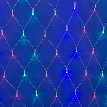 Светодиодная гирлянда Uniel сетка 220V разноцветный ULD-N2520-240/DTA Multi IP20 09565