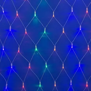 Светодиодная гирлянда Uniel сетка 220V разноцветный ULD-N4207-320/DTA MULTI IP20 06731