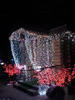 Светодиодная гирлянда Uniel занавес 220V белый ULD-C2030-240/TWK White IP67 UL-00001356