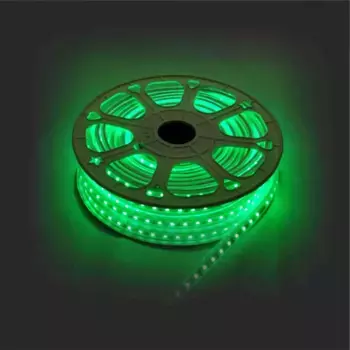 Светодиодная лента Apeyron 220В 12Вт/м smd5050 60д/м IP65 аксессуарами RGB 10-51