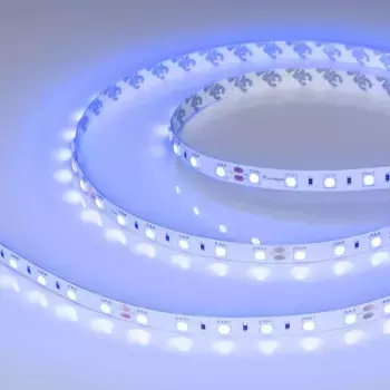 Светодиодная лента Arlight 4W/m 60Led/m 5060SMD синий 5M RT-B60-10mm 24V Blue 008819(3)