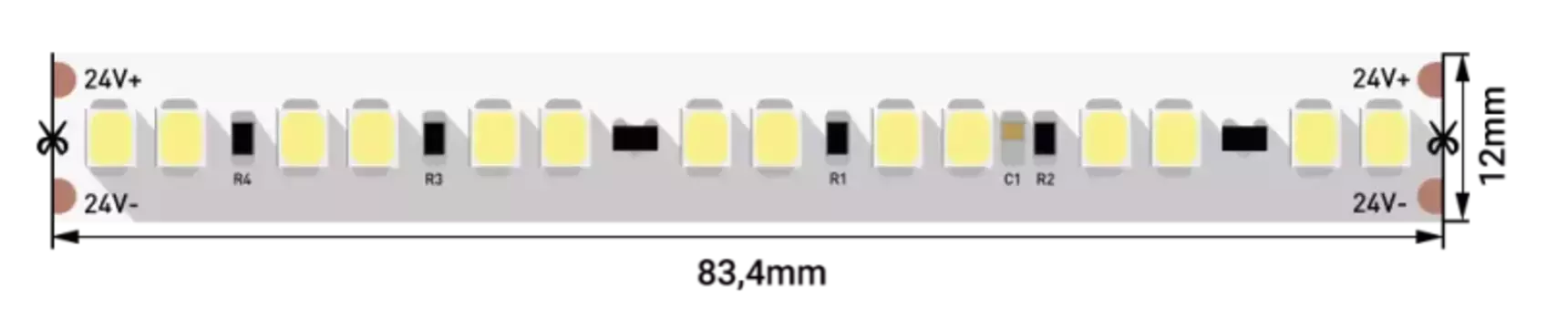 Светодиодная лента DesignLed DSG2168-24-DTW-33 013492