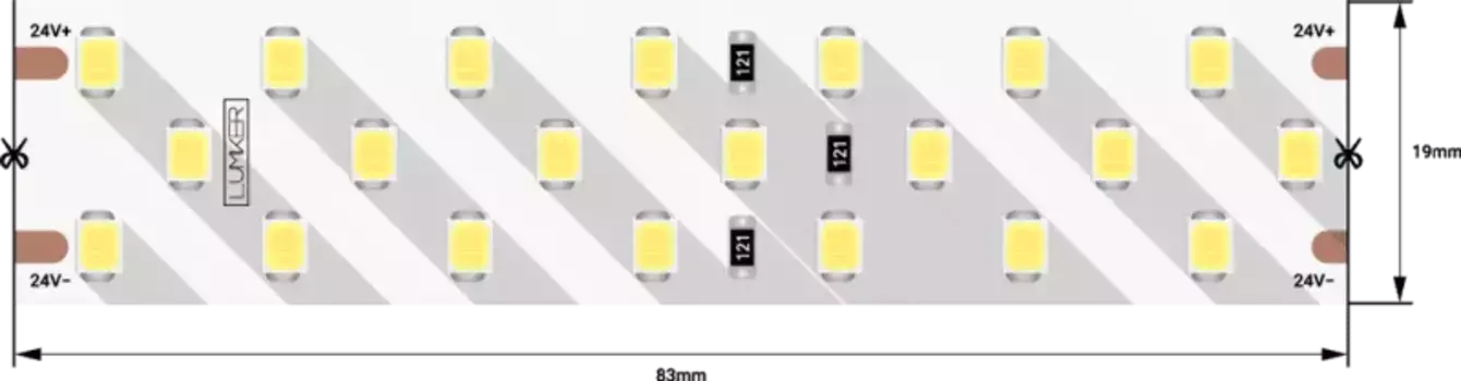 Светодиодная лента DesignLed DSG2252-24-NW-33 000530