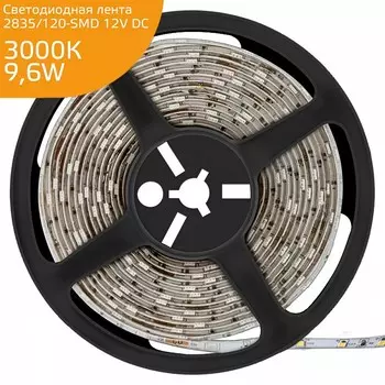 Светодиодная лента Gauss 9,6W/m 120LED/m 2835SMD теплый белый 5M 355000110
