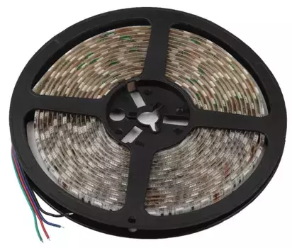 Светодиодная лента Эра 12В 5050 14,4Вт/м RGB 5м IP65 LS5050-14,4-60-12-RGB-IP65-2year-5m KU-5050AD-60D-RGB Б0044123