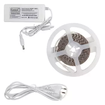 Светодиодная лента (комплект) General GLS-2835-120-9.6-12-IP20-PRO-3-5-KIT 501022
