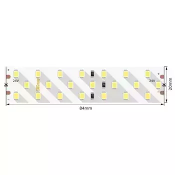 Светодиодная лента SWG 24W/m 252LED/m 2835SMD нейтральный белый 5M 005077