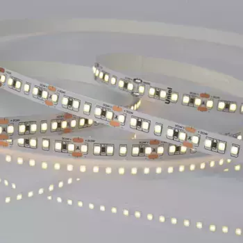 Светодиодная лента Uniel ULS-2835-168LED/m-10mm-IP20-DC24V-14W/m-5M-3000K катушка в герметичной упаковке