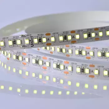 Светодиодная лента Uniel ULS-M14-2835-168LED/m-10mm-IP20-DC12V-14W/m-5M-6500K PROFI катушка в герметичной упаковке