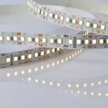 Светодиодная лента Uniel ULS-M16-2835-180LED/m-10mm-IP20-DC12V-17W/m-5M-3000K PROFI катушка в герметичной упаковке