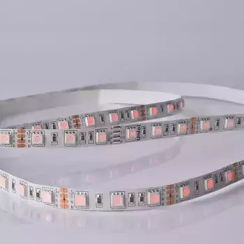 Светодиодная лента Uniel ULS-M25-5050-60LED/m-10mm-IP20-DC12V-14,4W/m-5M-RGB PROFI катушка в герметичной упаковке