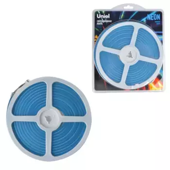 Светодиодная лента Uniel ULS-N01-2835-120LED/m-6mm-IP67-DC12V-9W/m-5M-BLUE блистер