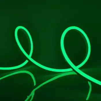 Светодиодная лента Uniel ULS-N11-2835-120LED/m-8mm-IP67-DC24V-10W/m-15M-GREEN UL-00009100