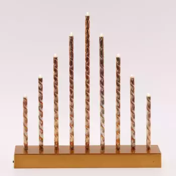 Светодиодная новогодняя фигура ЭРА ENGS-09 Свечи 9 LED Б0051935