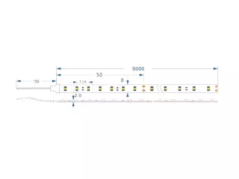 Светодиодная термолента SWG PRO 4000K 5м SWG-CSP240-24-10-NW-68 00-00034657