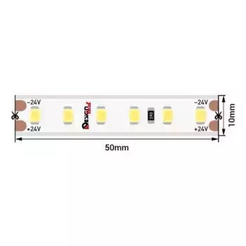 Светодиодная влагозащищенная лента DesignLed 14,4W/m 120120Led/m 2835SMD дневной белый 5M DSG2120-24-NW-65 007783