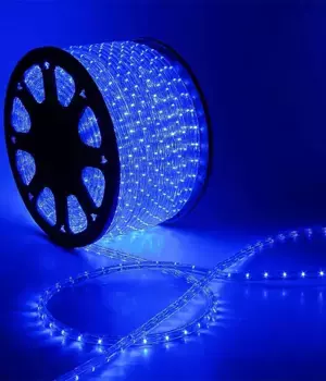 Светодиодный дюралайт Laitcom (LTC) 220В 36 LED/м 2,4 Вт/м Синий 100м IP65 F3-H1-220V-B