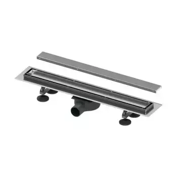 TECElinus. Комплект для монтажа дренажного канала, 600 мм, 2 в 1 ( tile + steel), с мембраной