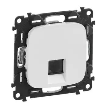Телефонная розетка RJ11 Legrand Valena Allure белая 753738