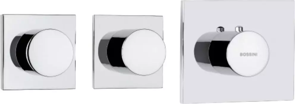 Термостат Bossini OKI 2 Outlets LP для ванны с душем, хром Z031203