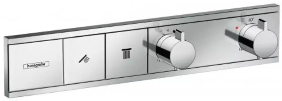 Смеситель для душа Hansgrohe RainSelect 15380000 хром, с термостатом