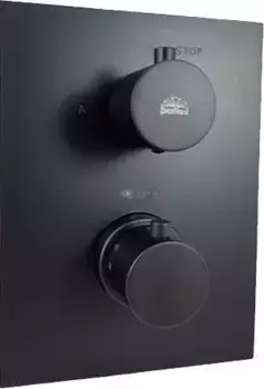 Термостат Paffoni Light LIQ518NO/M С ВНУТРЕННЕЙ ЧАСТЬЮ, для ванны с душем