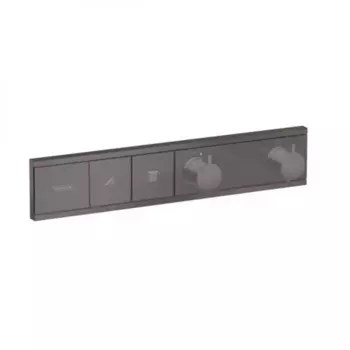 Термостат, скрытого монтажа, для 2 потребителей Hansgrohe 15380340, шлифованный черный хром