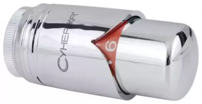 Термостатическая головка для автоматического терморегулятора Сунержа хром