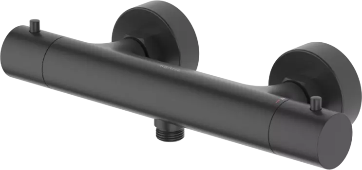 Термостатический смеситель AQUATEK Европа AQ1363MB для душа, матовый черный