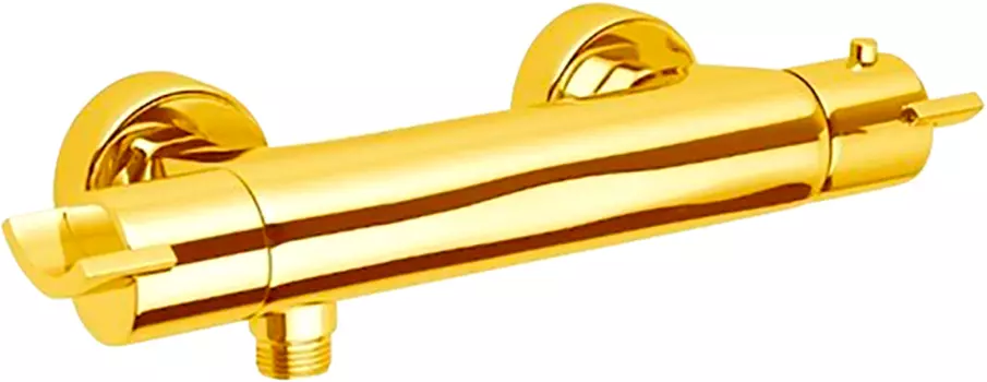 Термостатический смеситель Paini Morgana 73OP511TH для душа, золото PVD