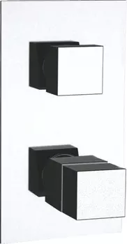 Термостатический смеситель Remer Q-Elegance QT93 для ванны с душем, С ВНУТРЕННЕЙ ЧАСТЬЮ