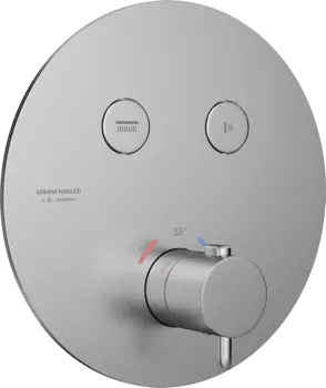 Термостатический смеситель встраиваемый KERAMA MARAZZI Eterna 70426EXKM.50.050 нержавеющая сталь