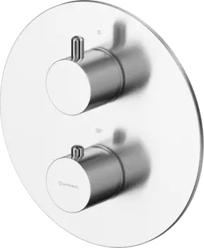 Термостатический смеситель встраиваемый WHITECROSS Y Y1236NIB С ВНУТРЕННЕЙ ЧАСТЬЮ, для ванны с душем, брашированный никель